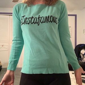 Rue 21 Long Sleeve #Instafamous Top